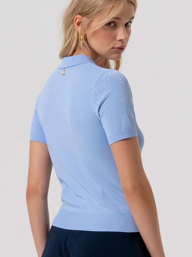 Polo de Malha com Aplicações de Brilhantes