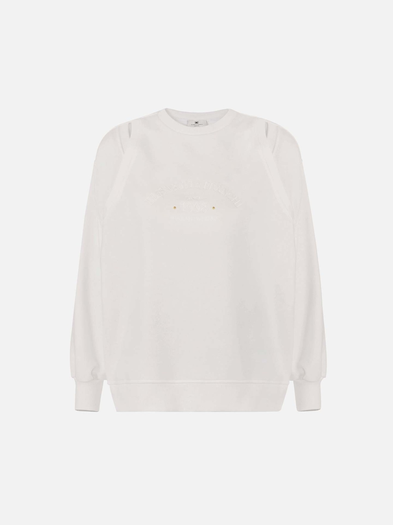 Sweatshirt com Log�tipo Bordado