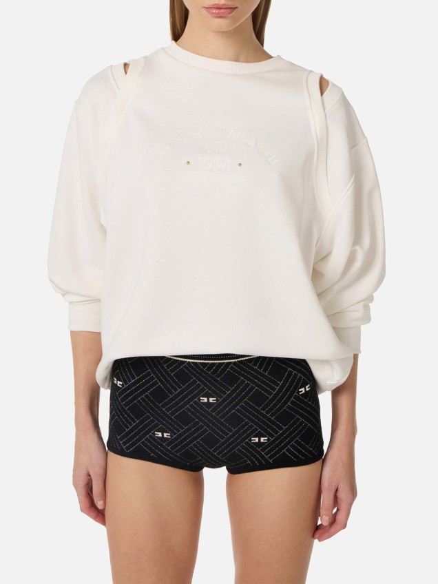 Sweatshirt com Logótipo Bordado