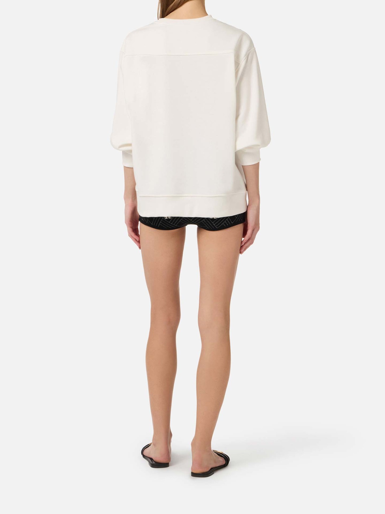 Sweatshirt com Log�tipo Bordado