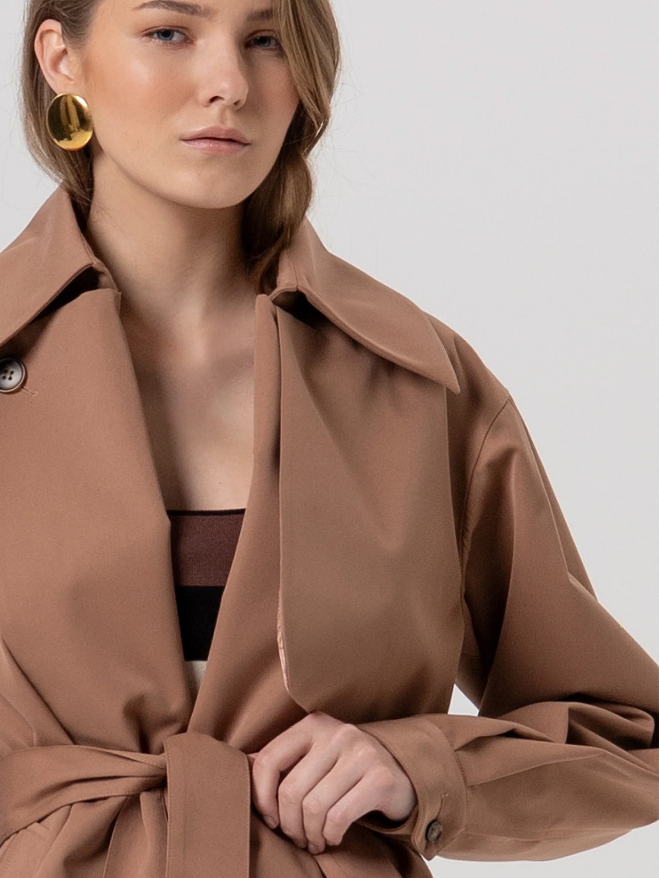 Blus�o Curto Oversize