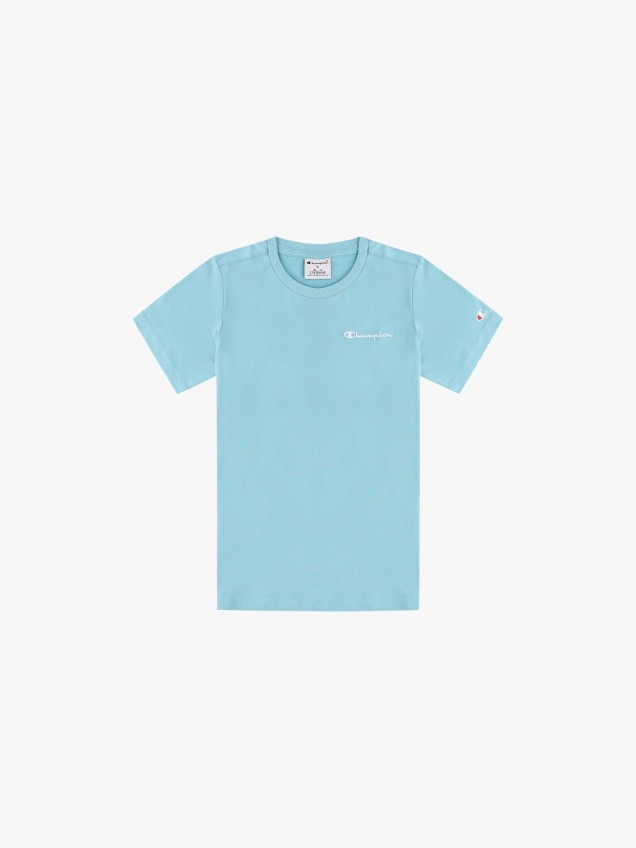 T-shirt com Log�tipo Bordado