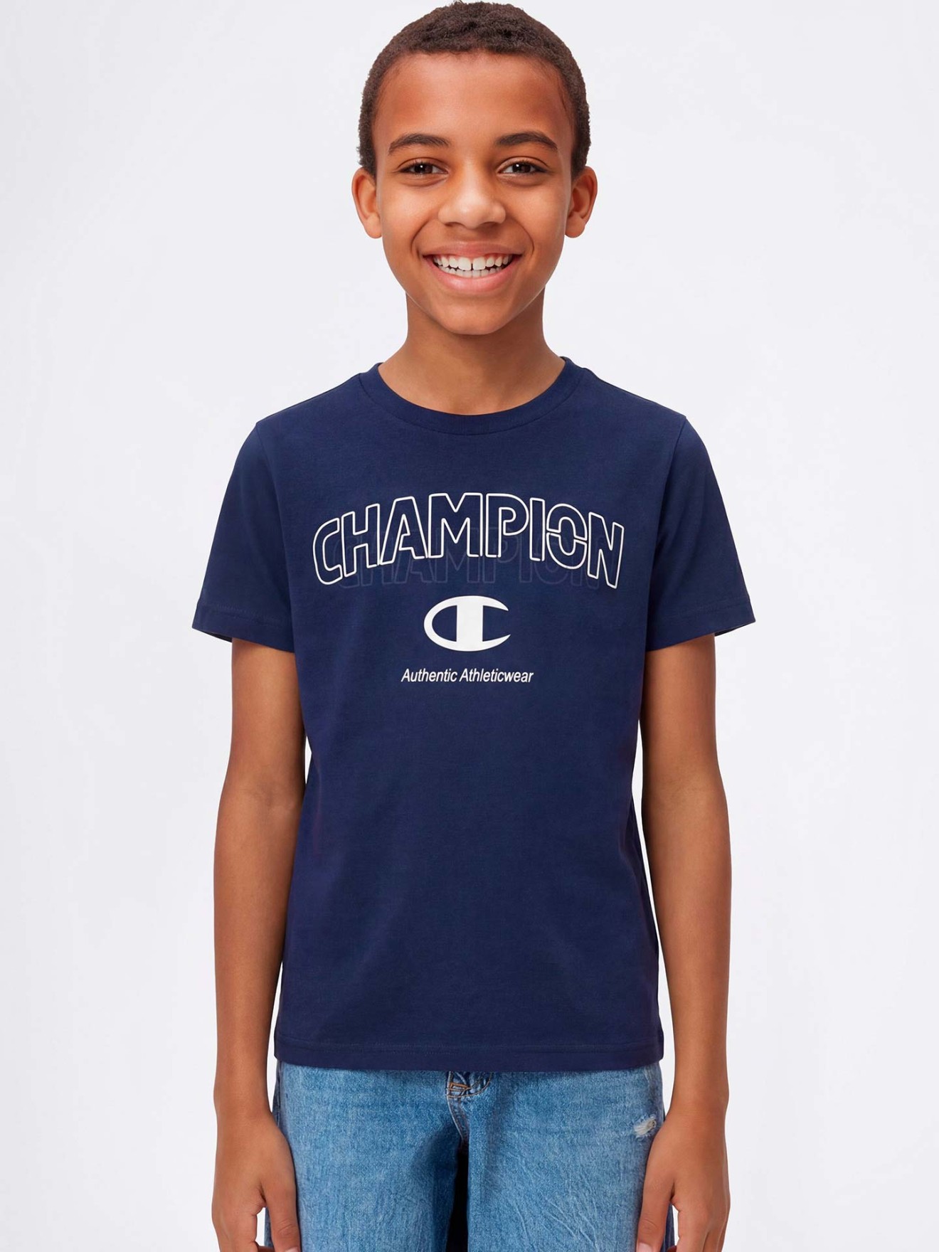 T-shirt com Log�tipo Frontal