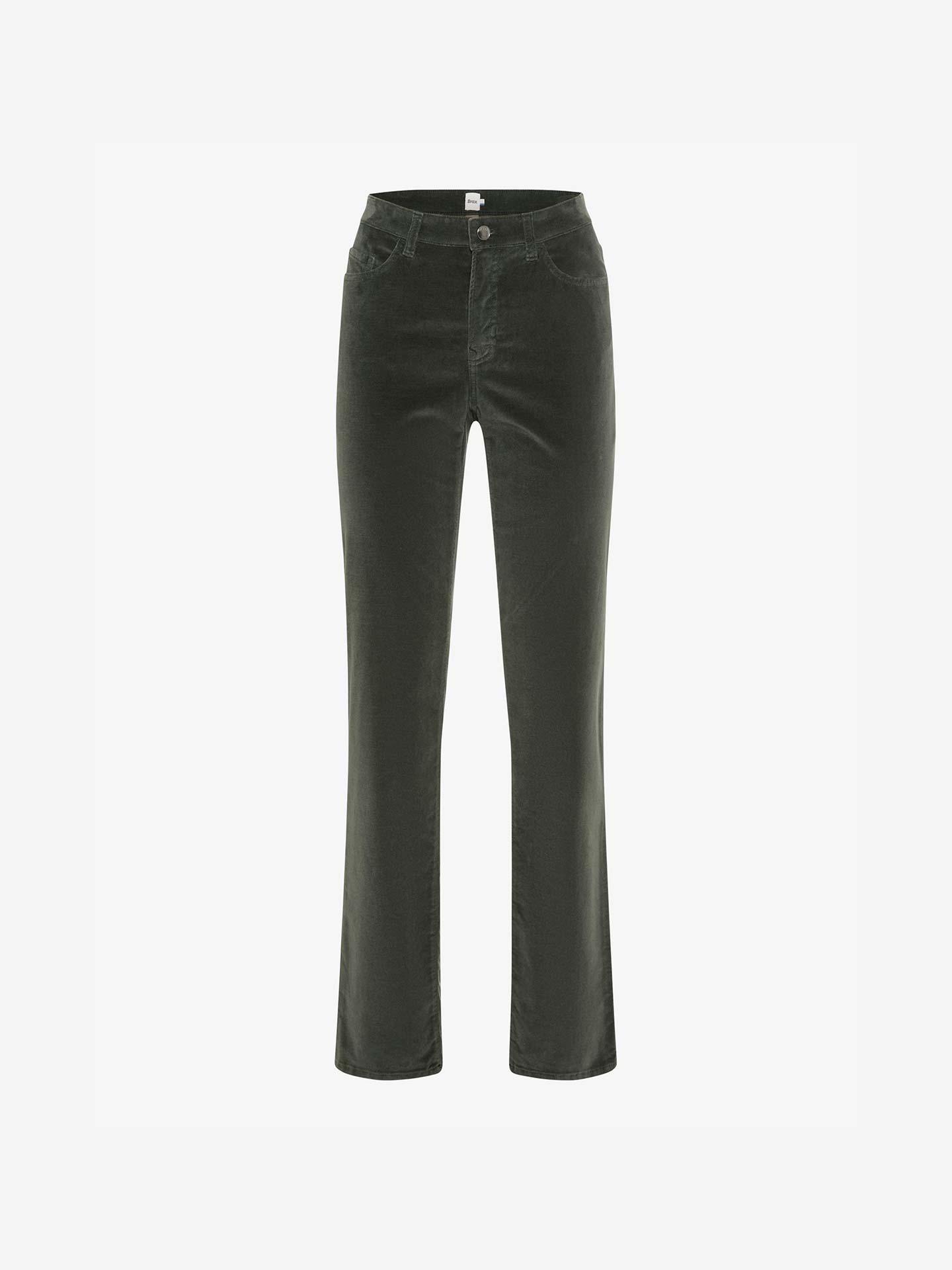 Calças de Veludo Canelado High Waist