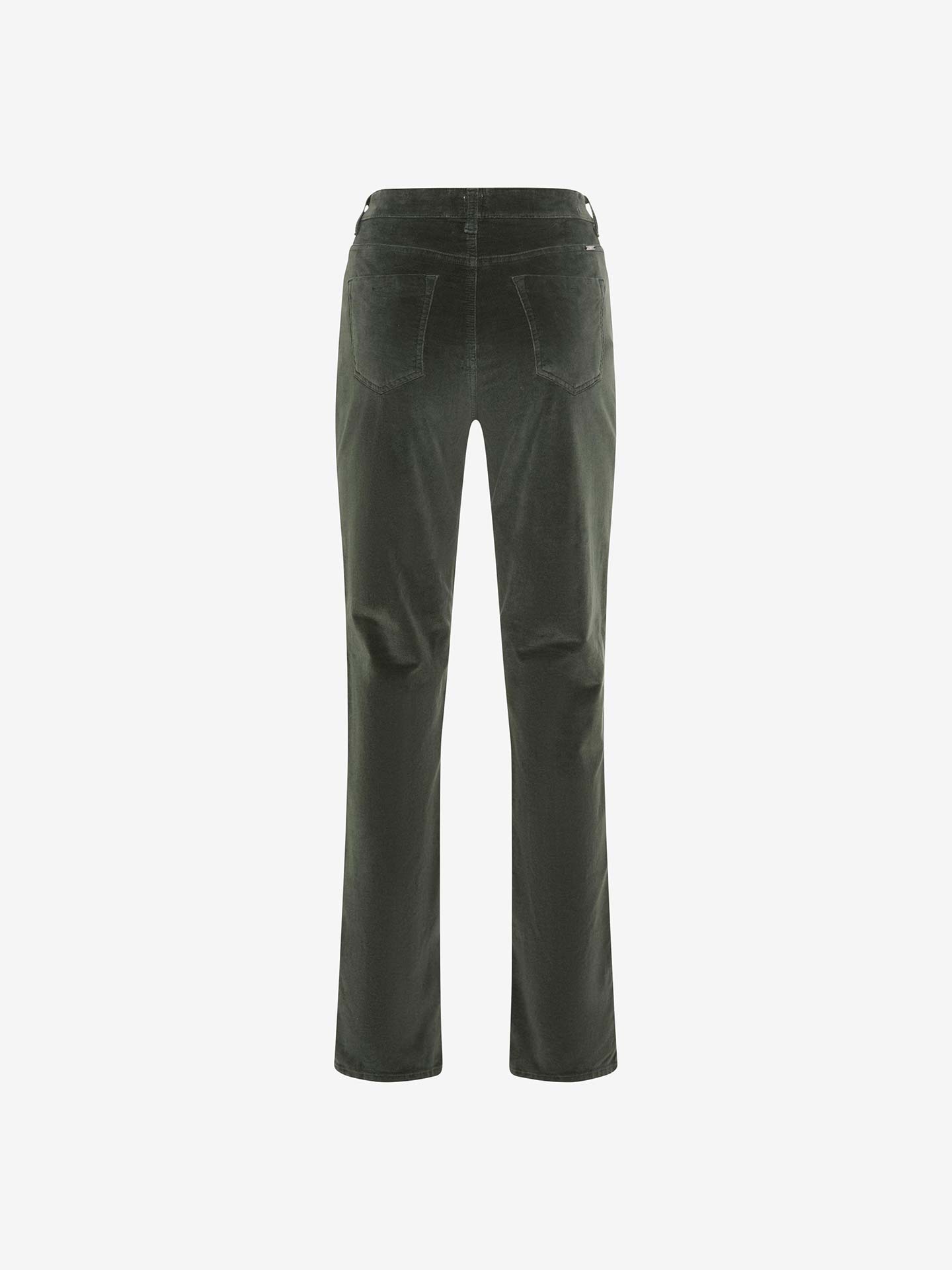 Calças de Veludo Canelado High Waist