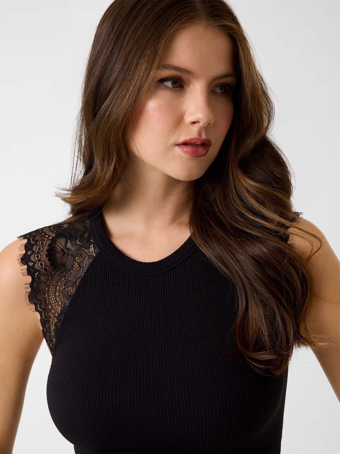 Top Cropped de Malha Canelada