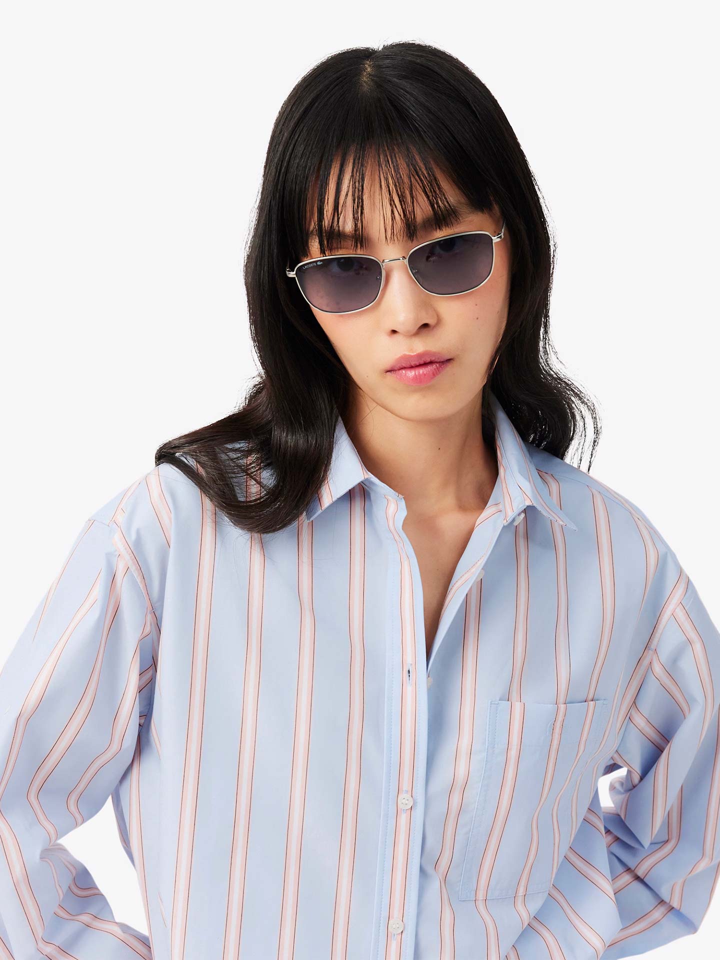 Camisa Oversized às Riscas