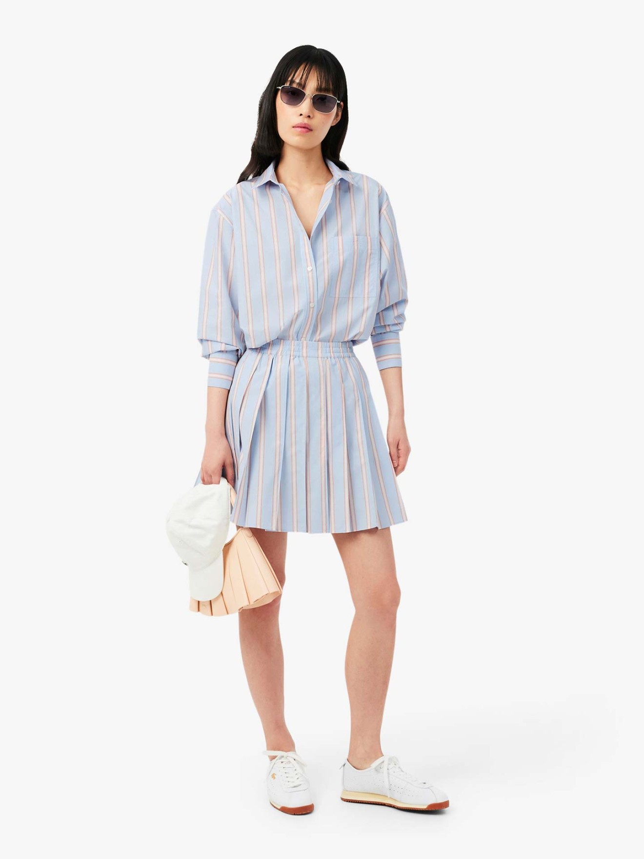 Camisa Oversized às Riscas