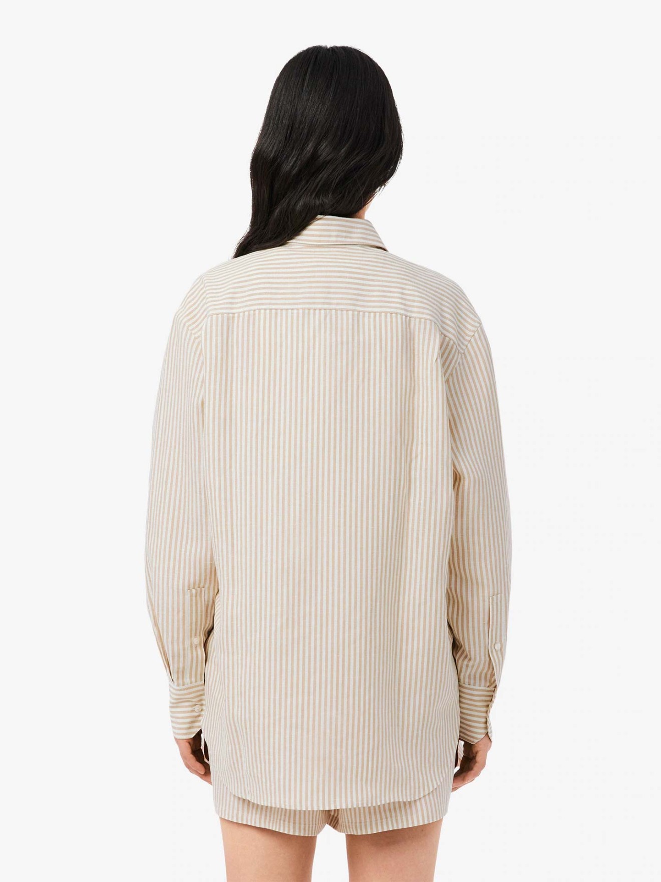 Camisa Oversized às Riscas