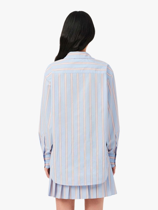 Camisa Oversized às Riscas