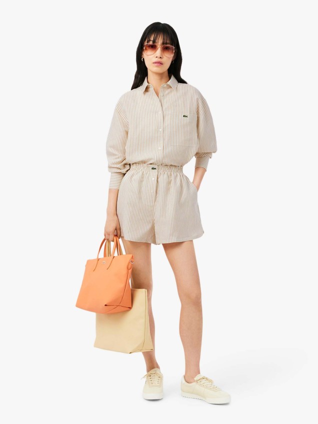 Camisa Oversized às Riscas