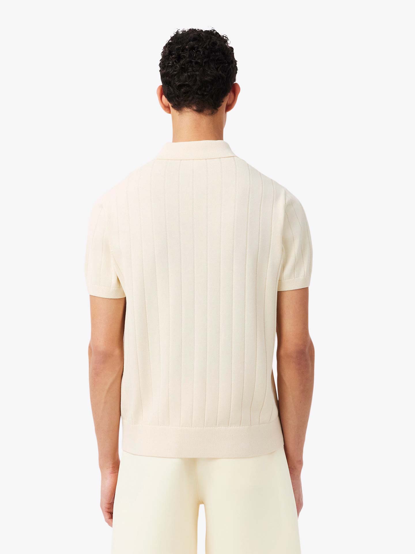 Polo em Malha Canelada