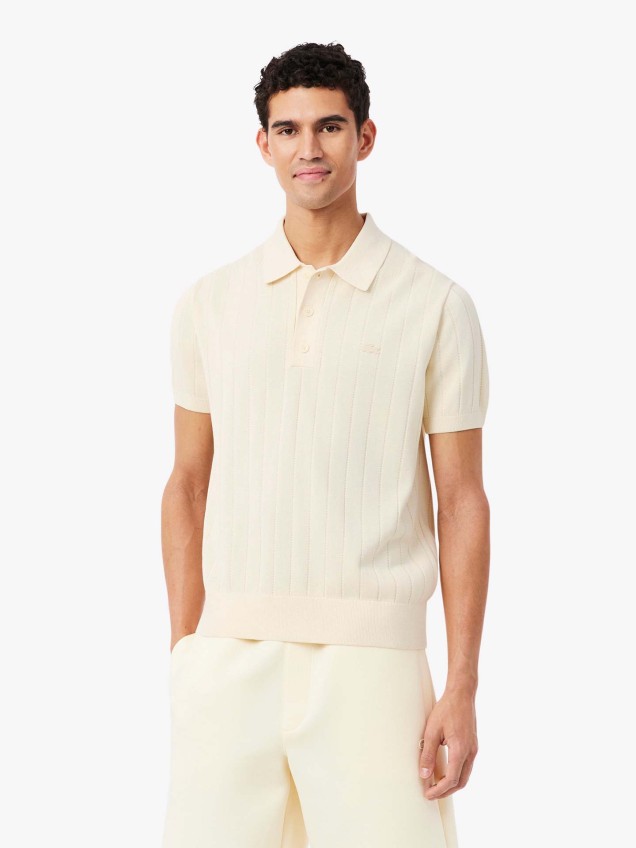 Polo em Malha Canelada