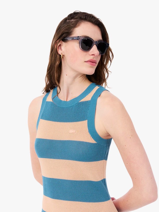 Vestido de Malha às Riscas