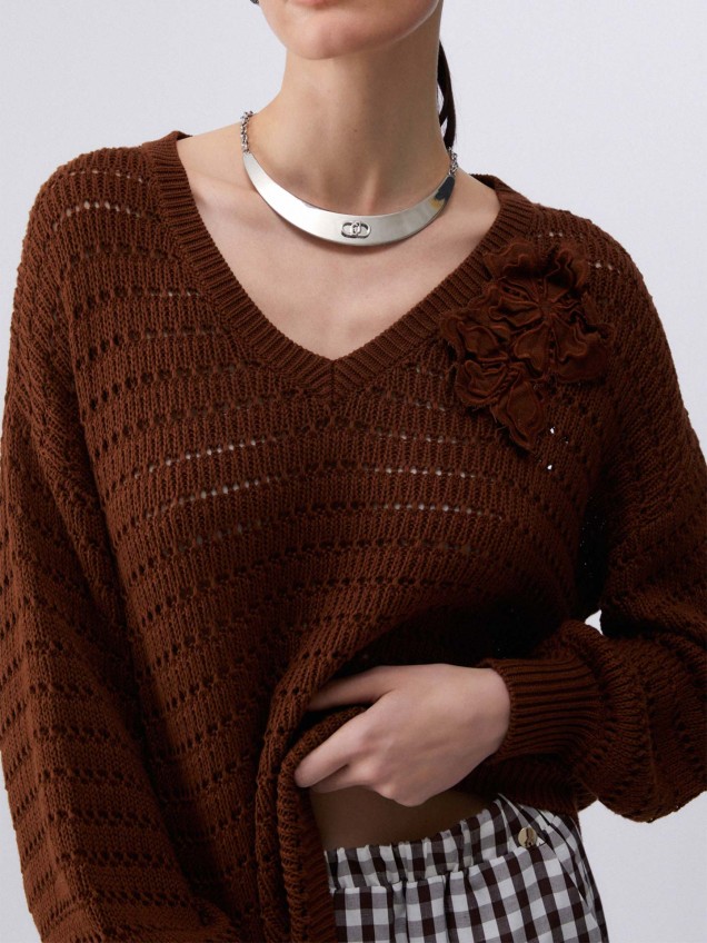 Camisola de Malha Aberta