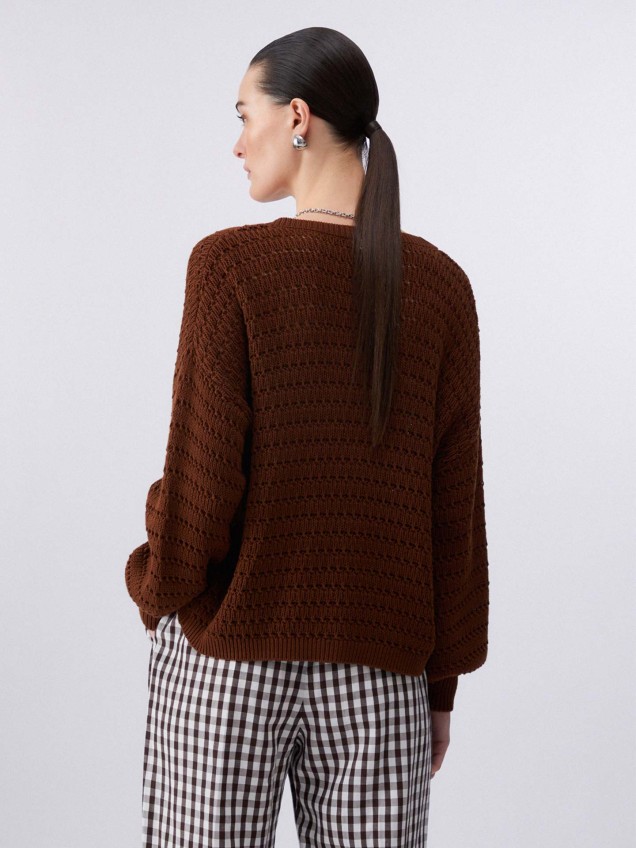 Camisola de Malha Aberta