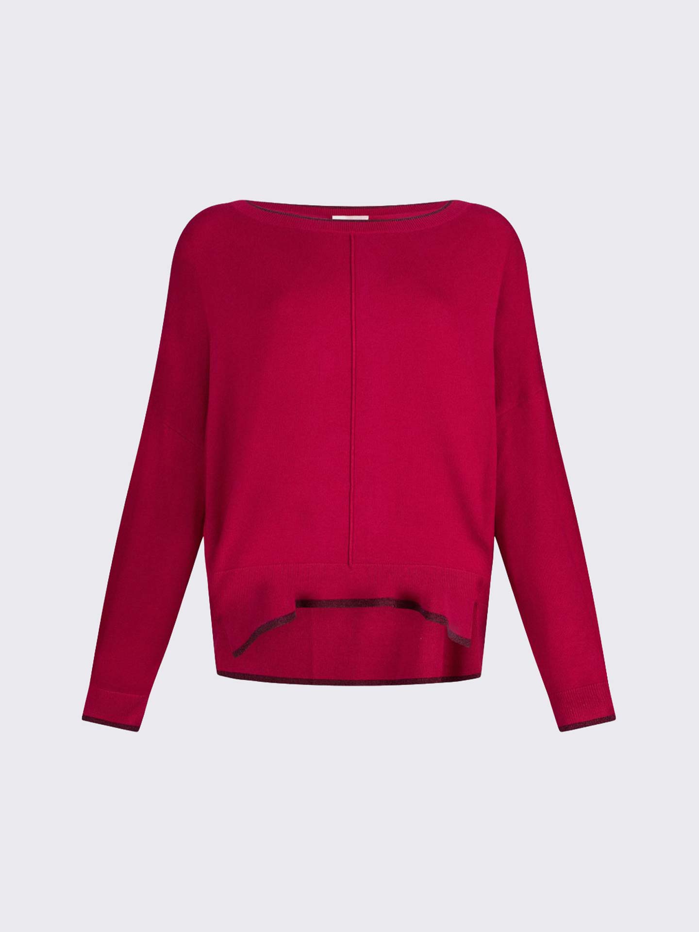 Camisola de Malha com Decote de Barco