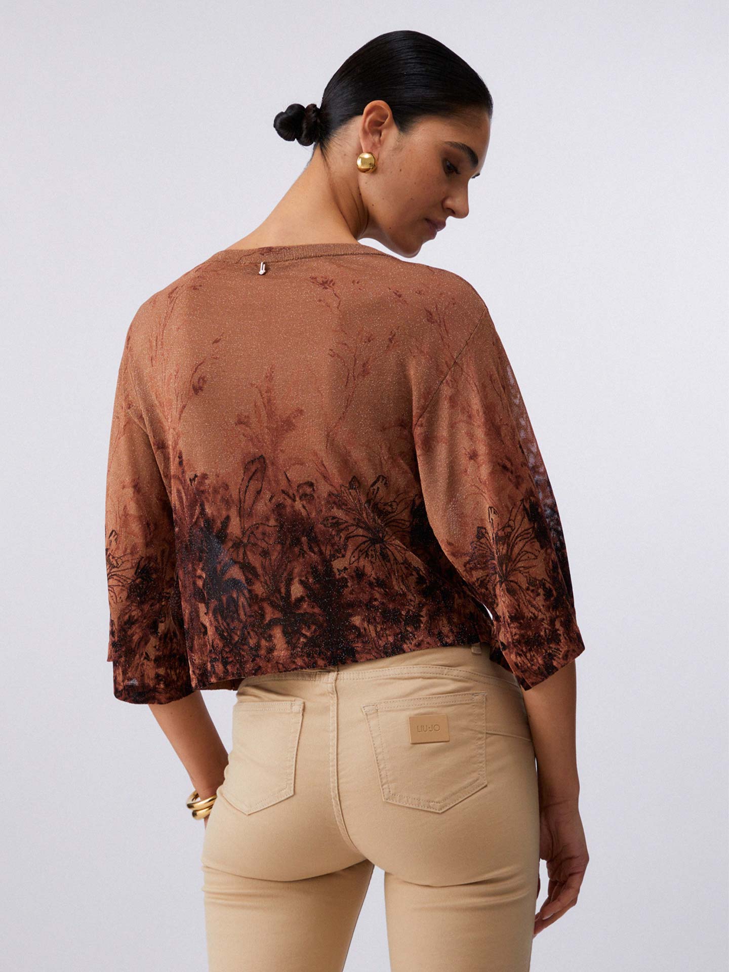 Camisola de Malha Estampada