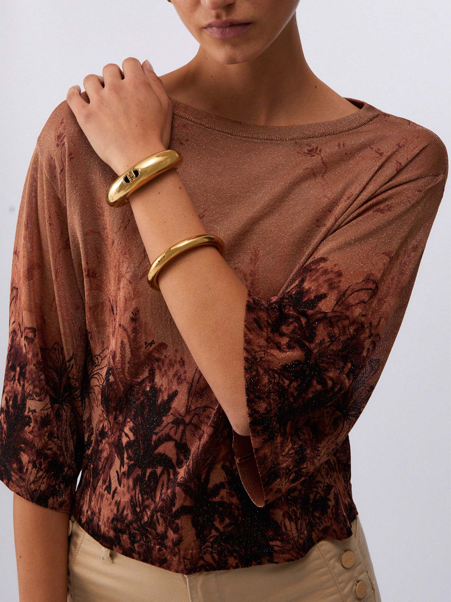 Camisola de Malha Estampada