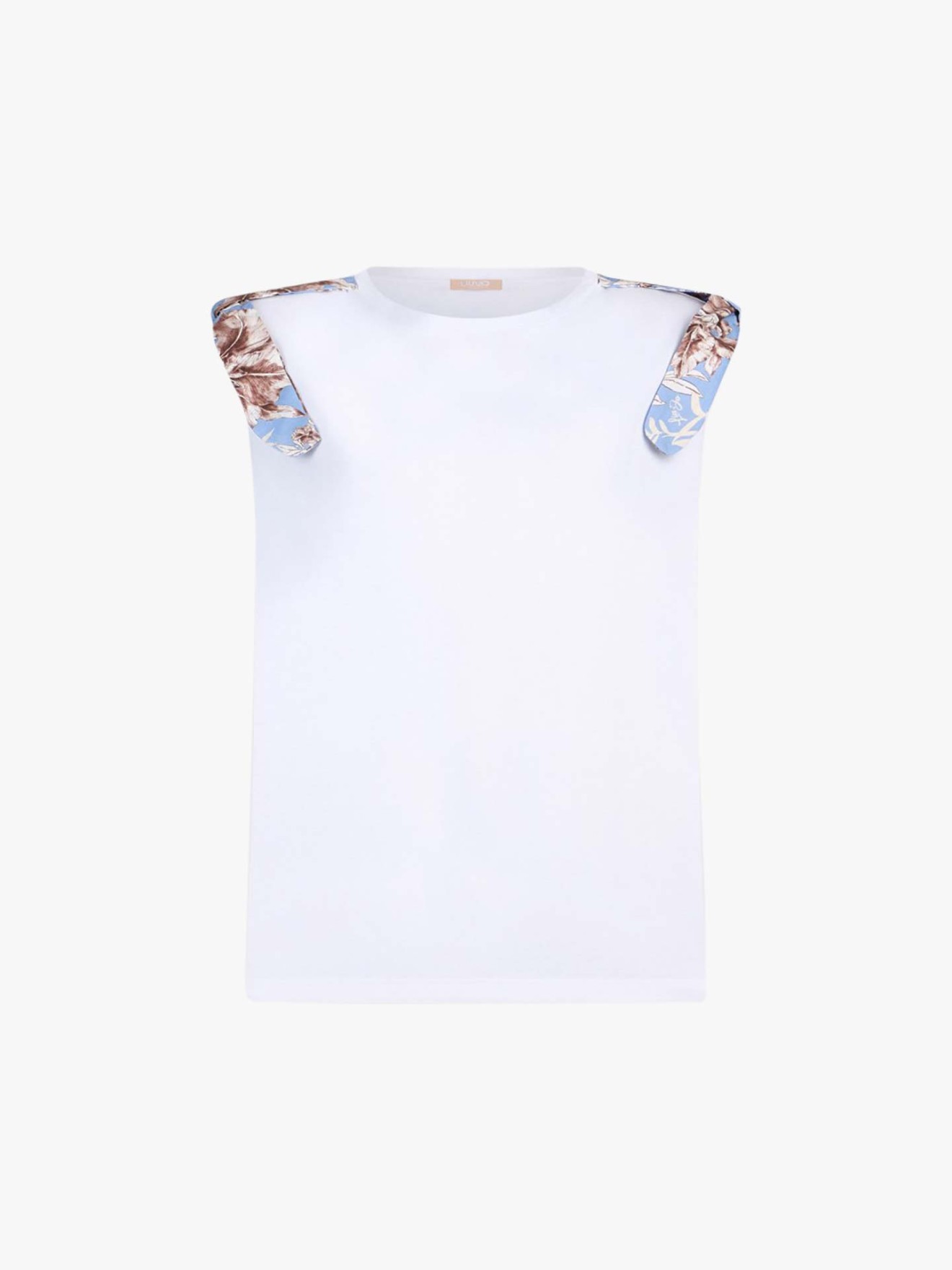 T-shirt com Ombreiras e La�os