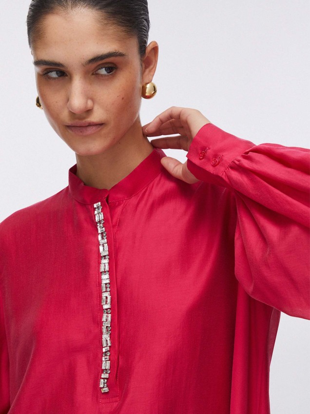 Blusa com Manga Balão