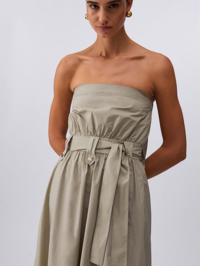 Vestido Comprido com Padrão Floral