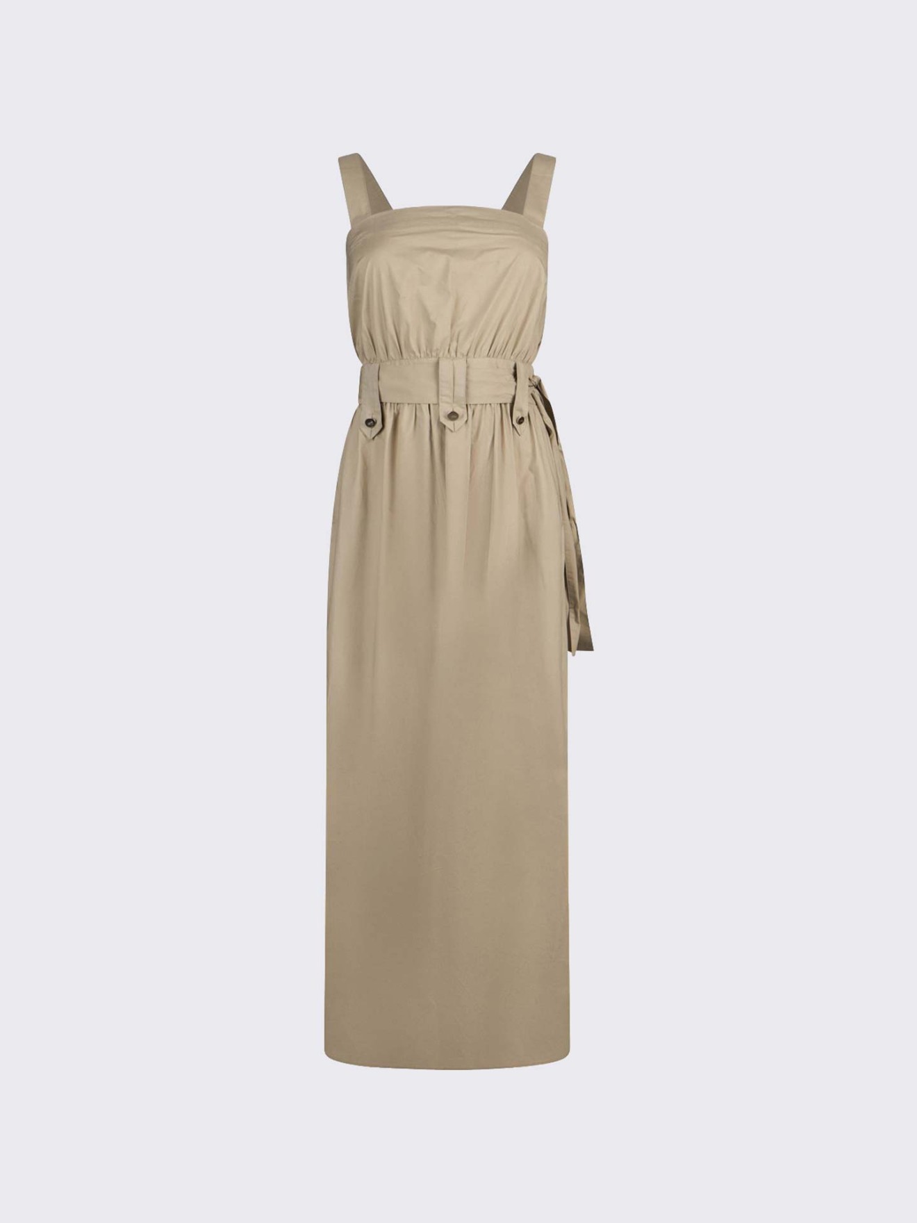 Vestido Comprido com Padrão Floral