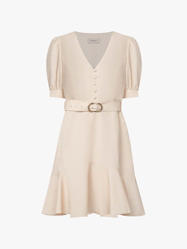 Vestido Midi com Cinto