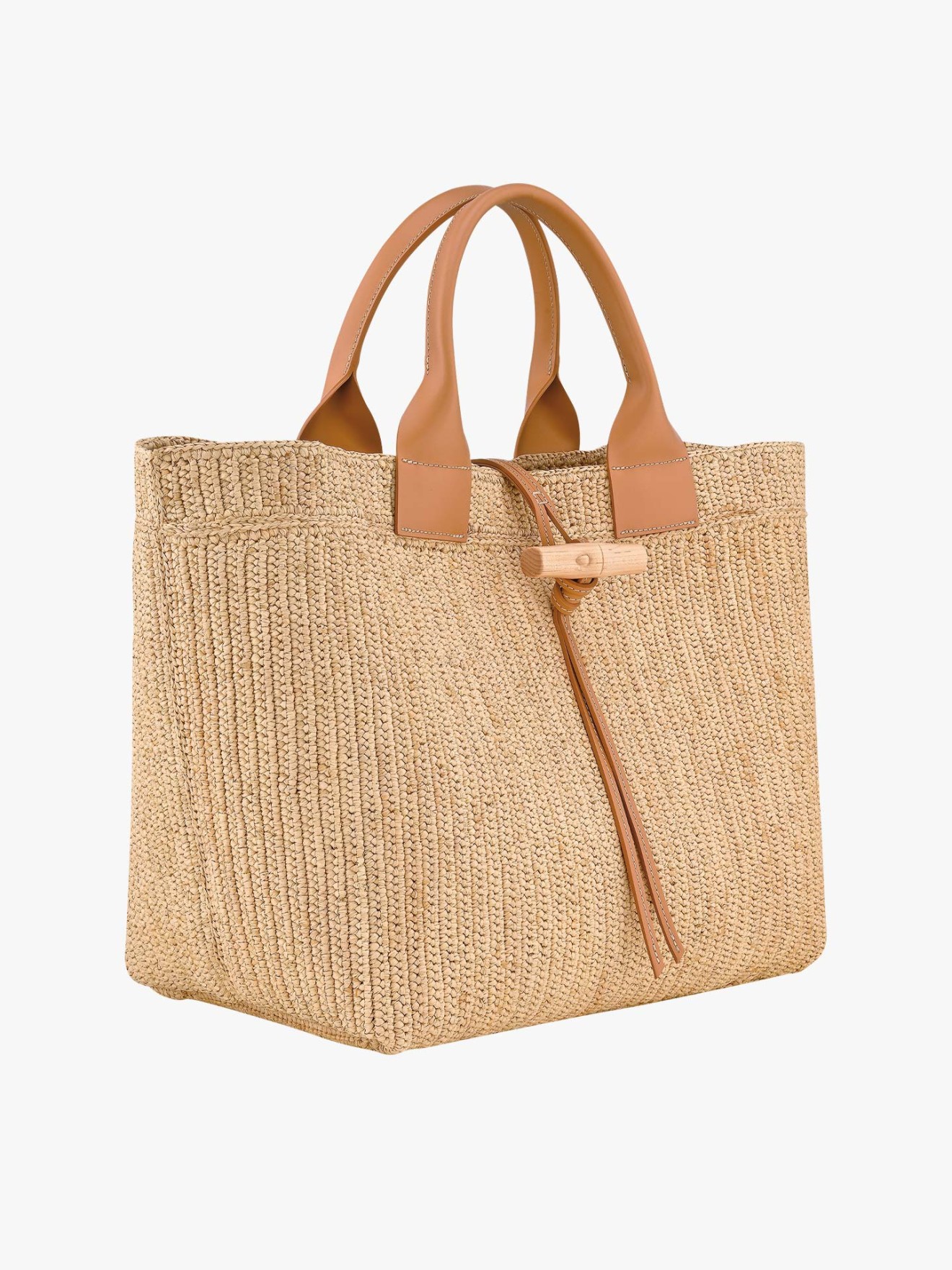 Saco Tote Le Roseau em Ráfia