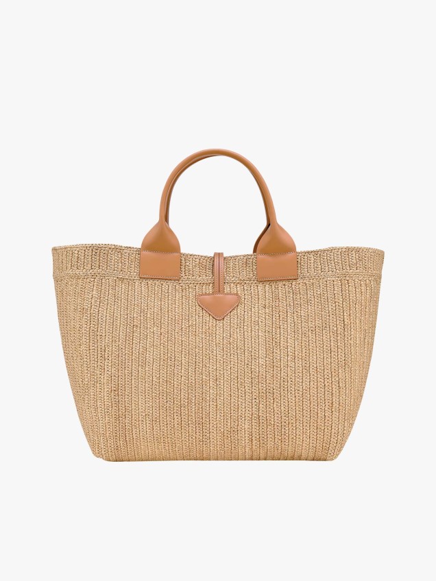 Saco Tote Le Roseau em Ráfia
