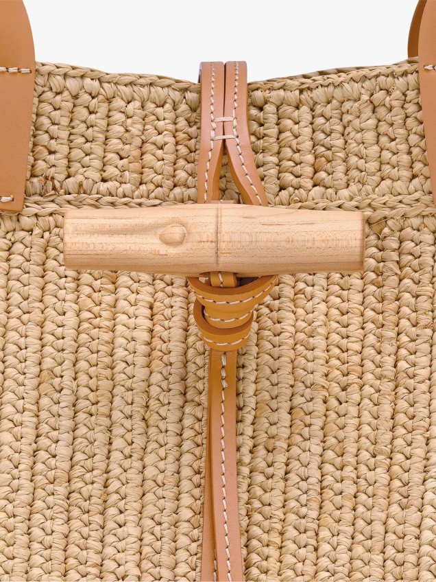 Saco Tote Le Roseau em Ráfia