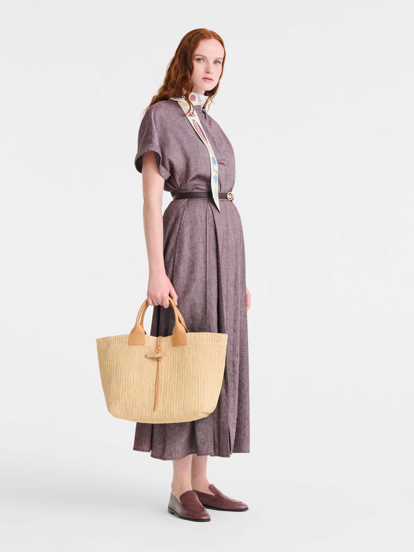 Saco Tote Le Roseau em Ráfia