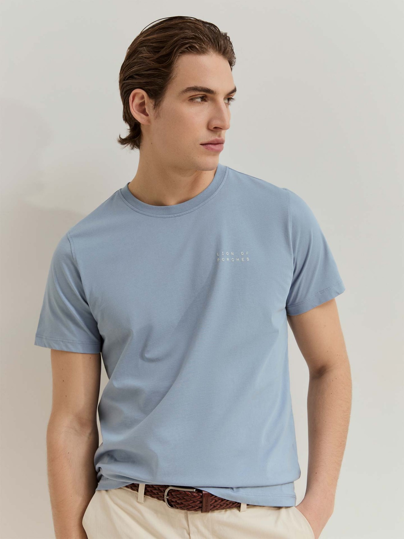 T-shirt com Logótipo Estampado