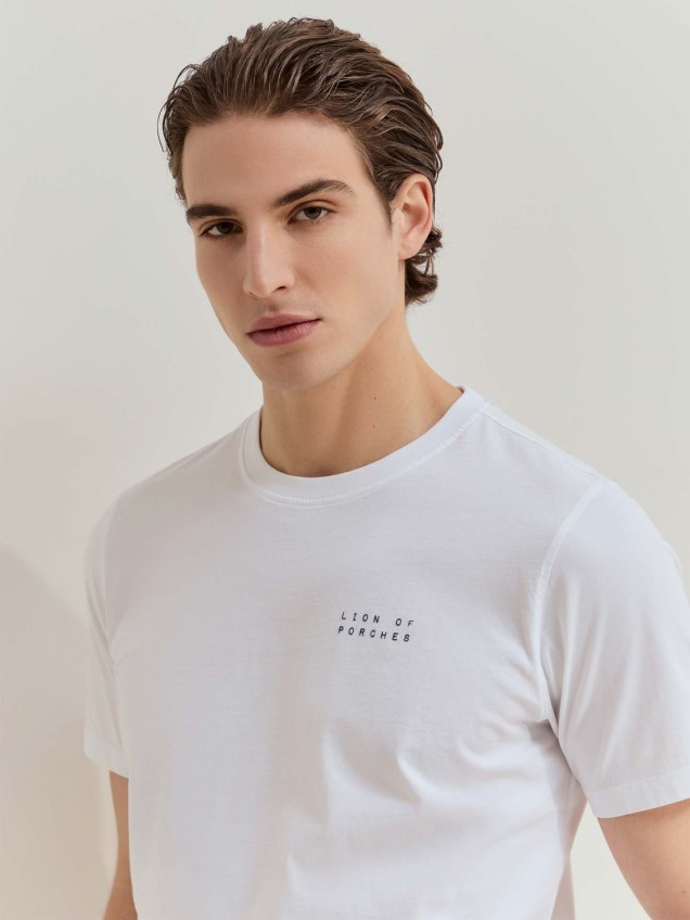 T-shirt com Logótipo Estampado