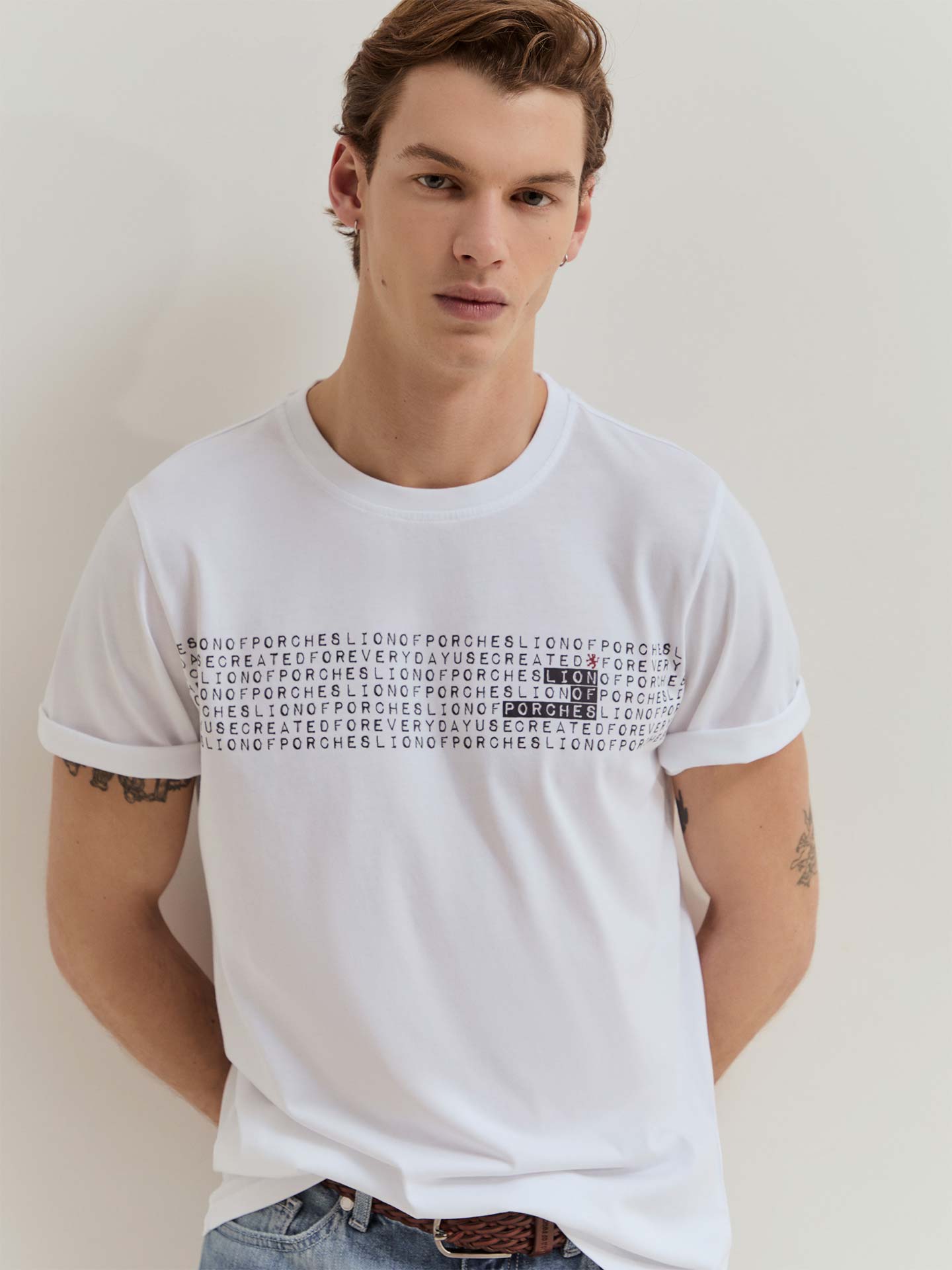 T-shirt com Estampado