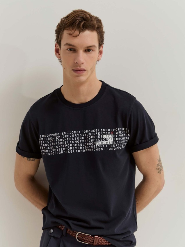 T-shirt com Estampado