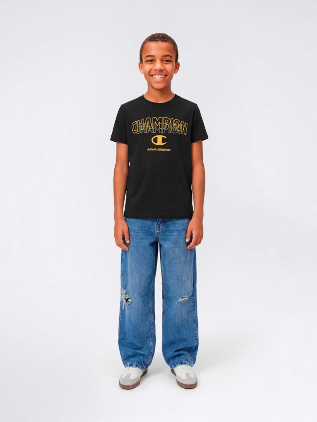 T-shirt com Logótipo Frontal