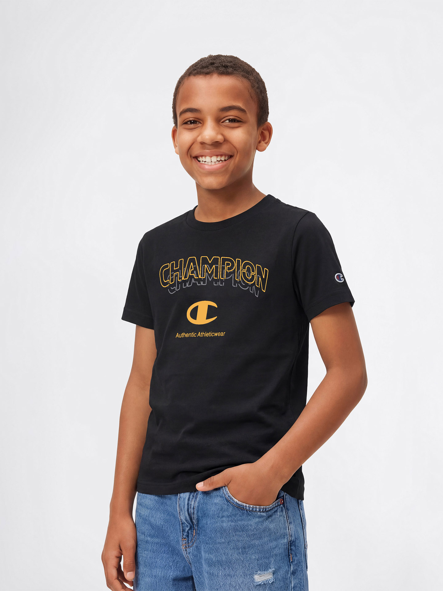 T-shirt com Logótipo Frontal