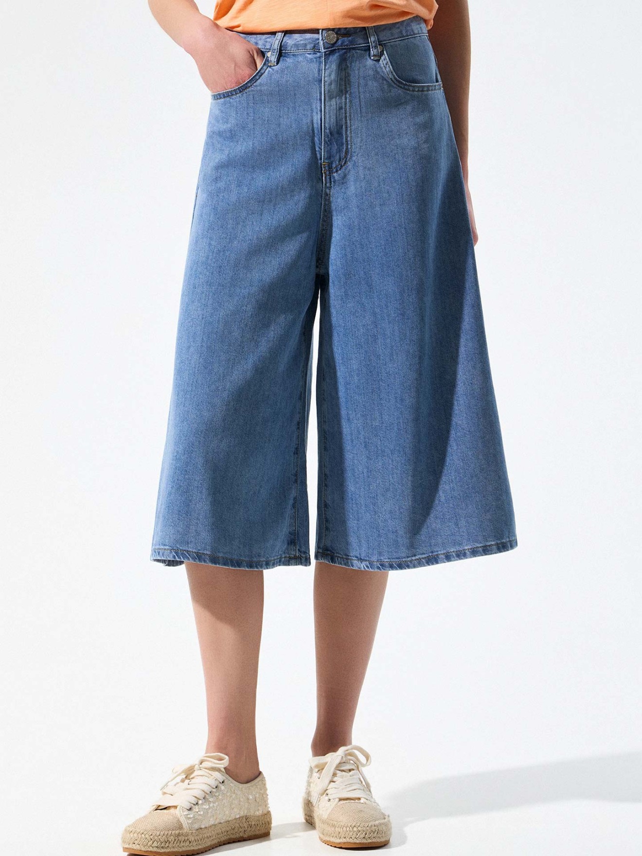 Bermudas de Ganga de Perna Larga