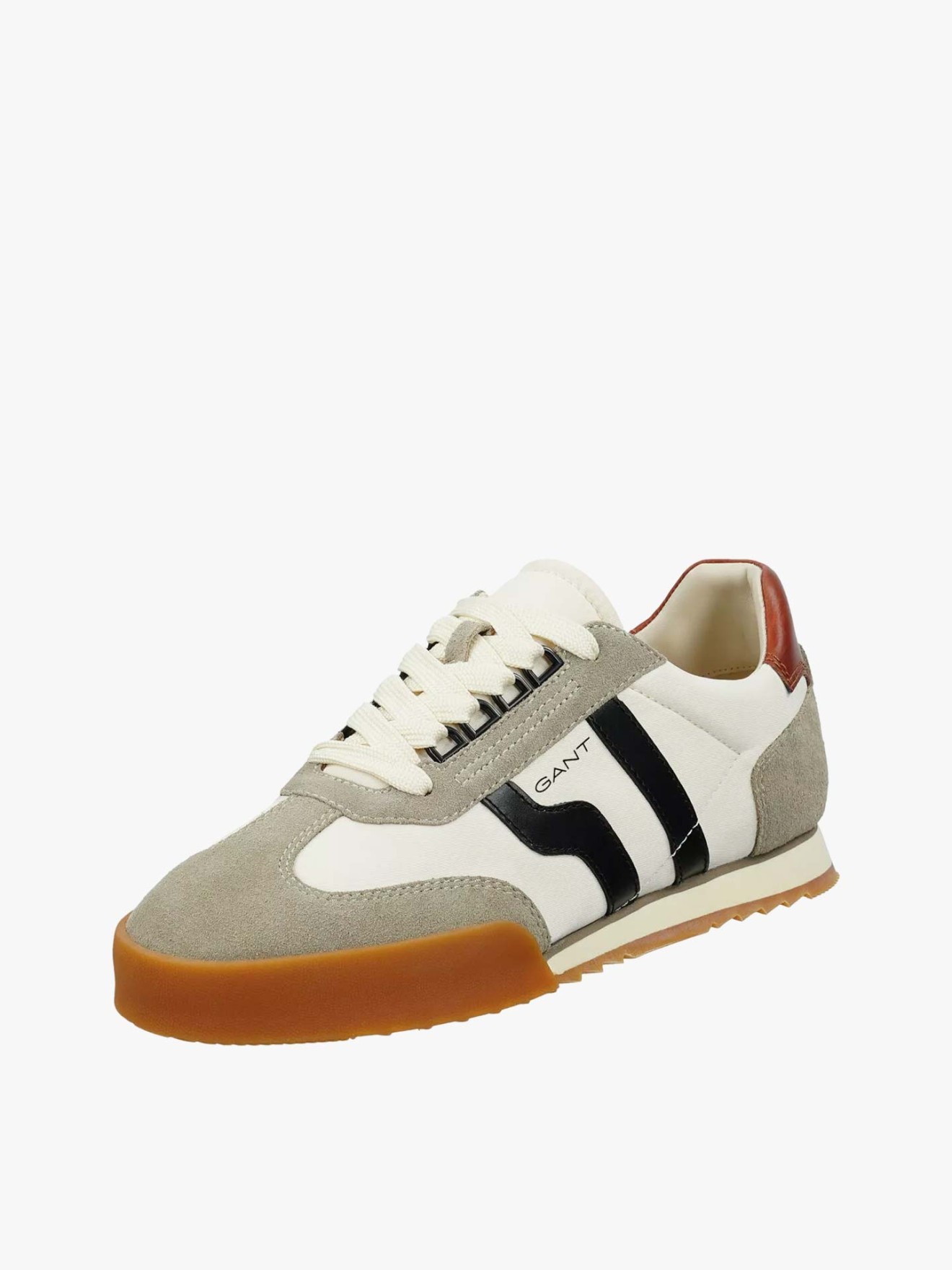 Sapatilhas em Pele e Camurça