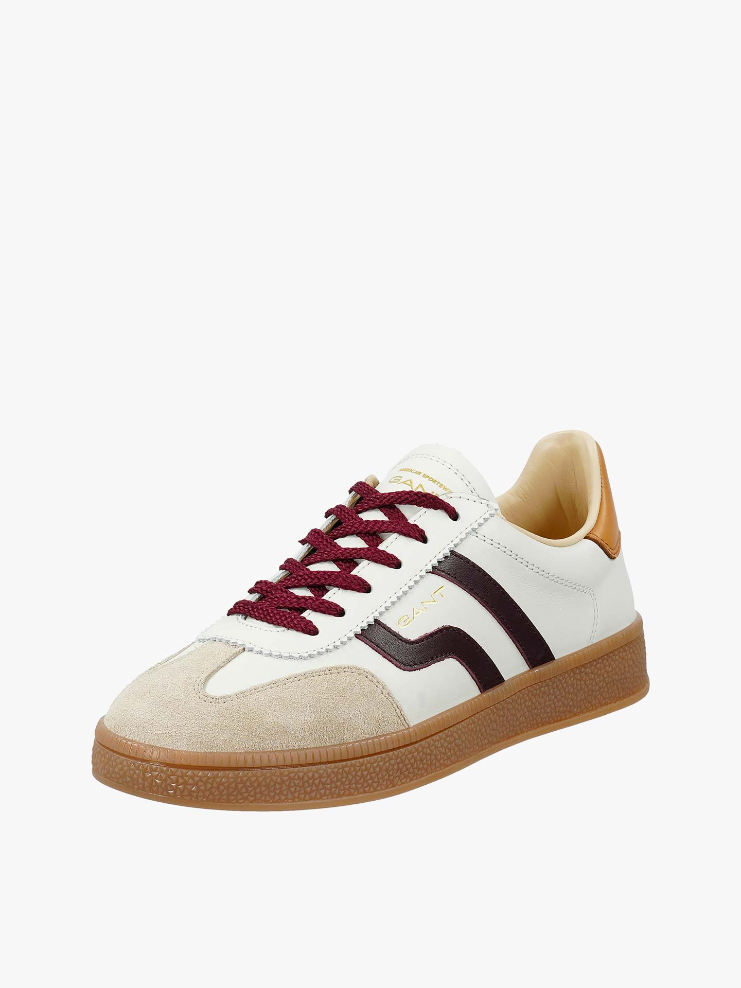 Sapatilhas Retro em Pele