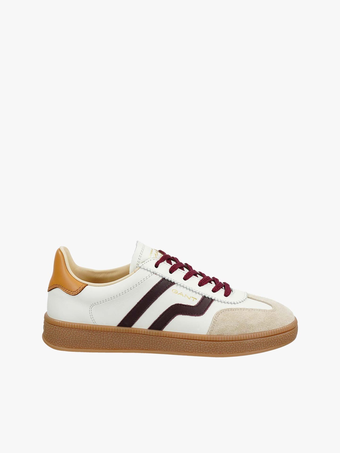 Sapatilhas Retro em Pele