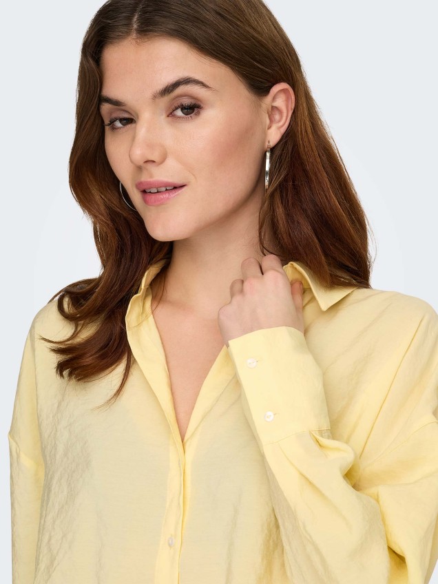 Camisa Oversized de Manga Comprida