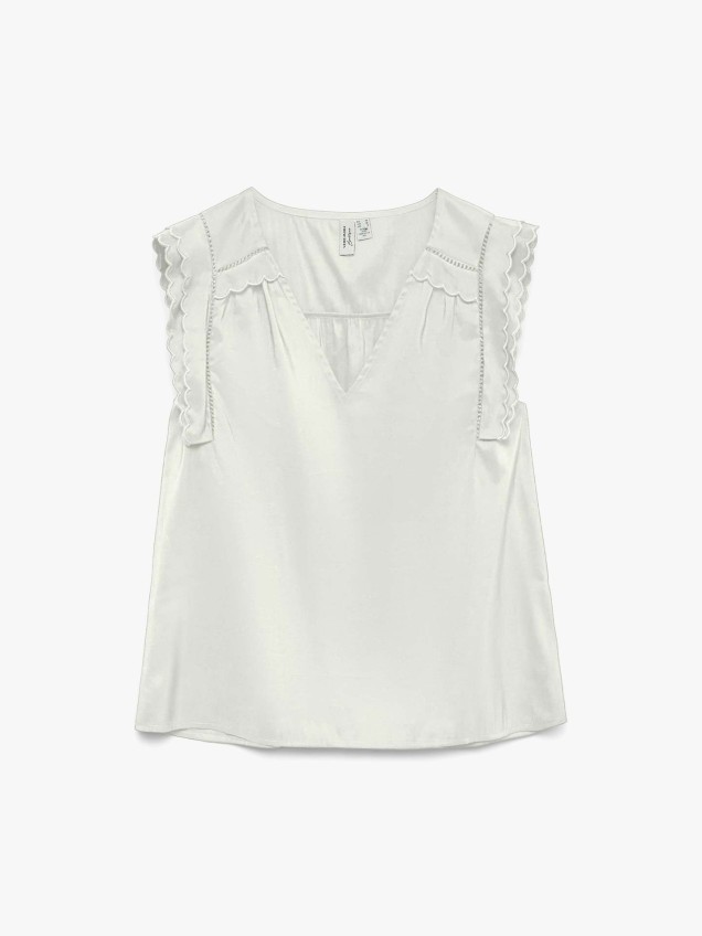 Blusa com Decote em V