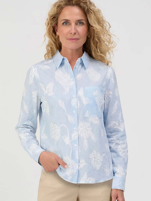 Camisa �s Riscas Alina