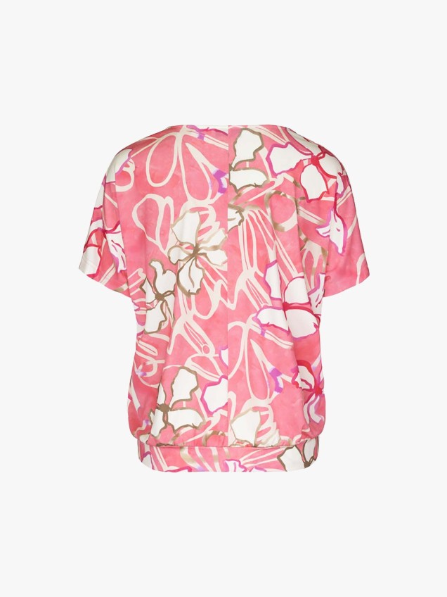 Blusa com Padrão Floral Sia