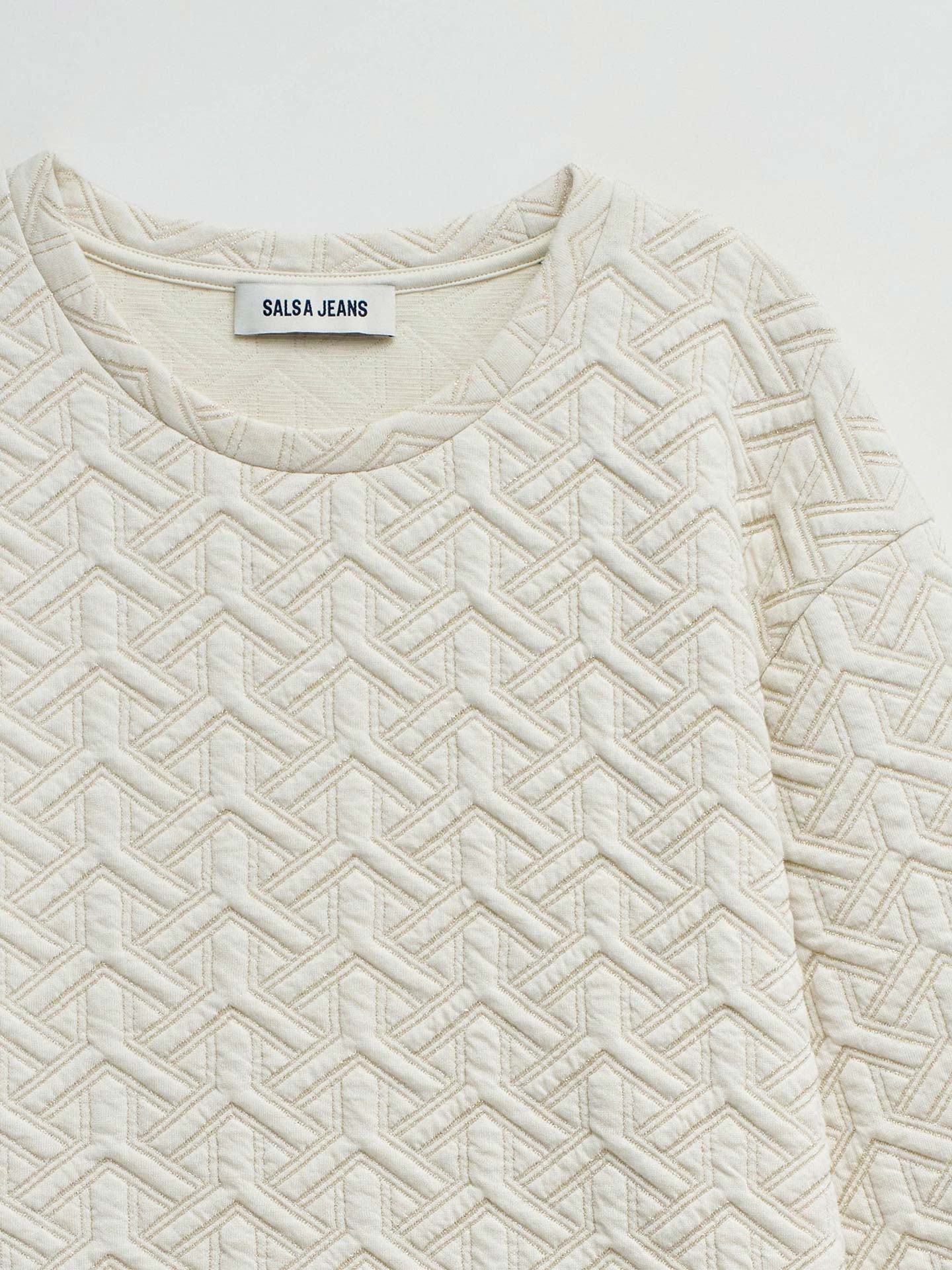 Sweatshirt com Padrão