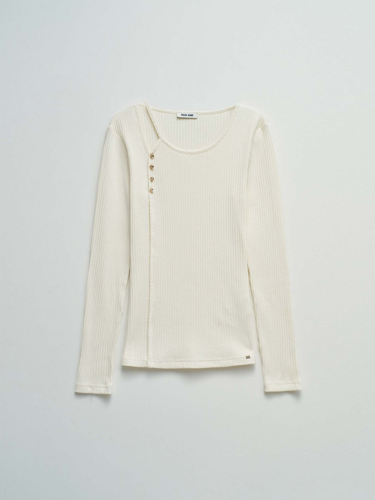 Camisola de Malha Canelada