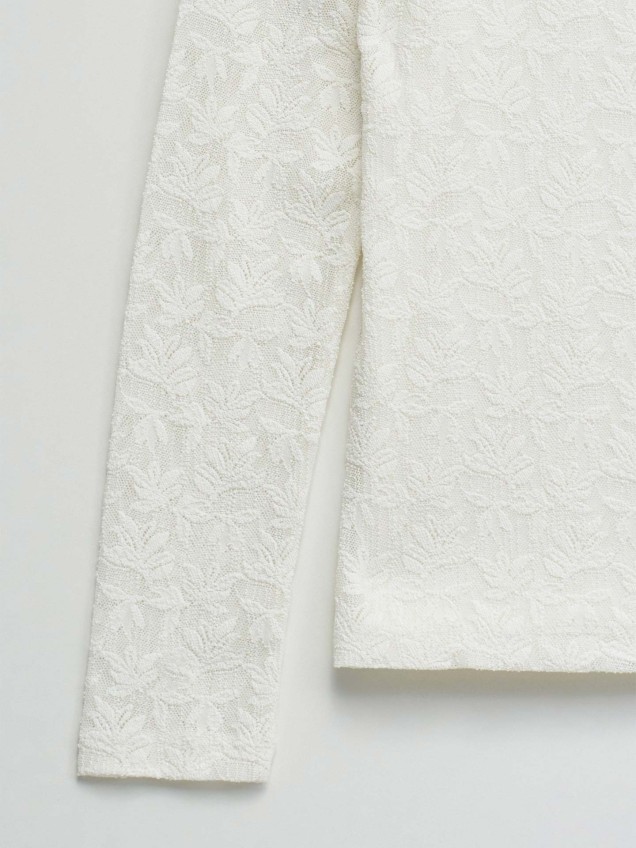 Camisola de Renda Floral