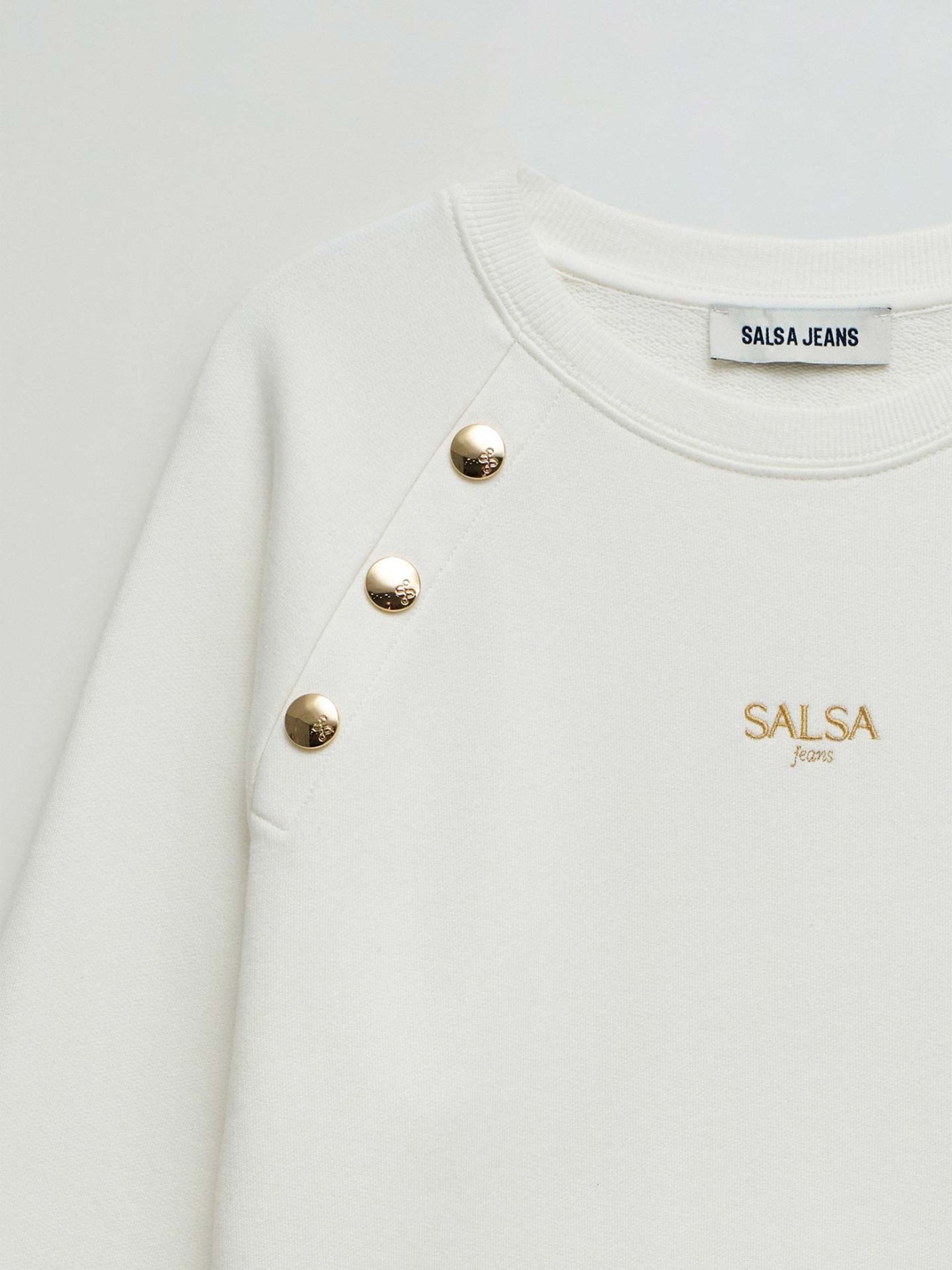 Sweatshirt com Logo Bordado